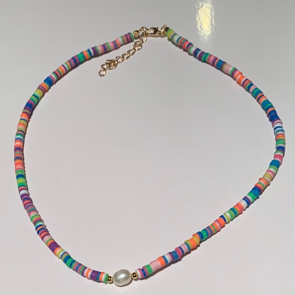 Fiesta Freshwater Pearl Handmade Choker Necklace - Picture 1 of 2